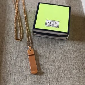 KEEP Collective ID Pendant Rose Gold